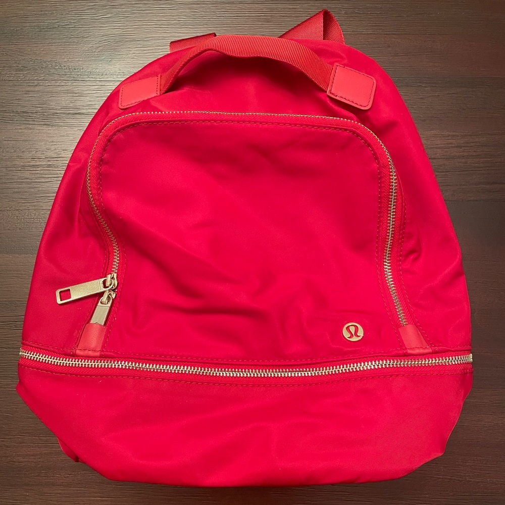 Lululemon Athletica Small Red Backpack
